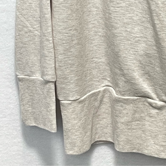 ATHLETA TOASTED BROWN HEATHER PURANA V-NECK WRAP - Picture 4 of 9